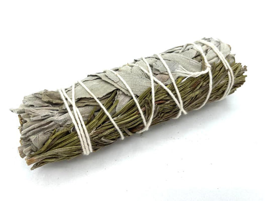 White Sage and Rosemary Torch - Home Protection and Harmony