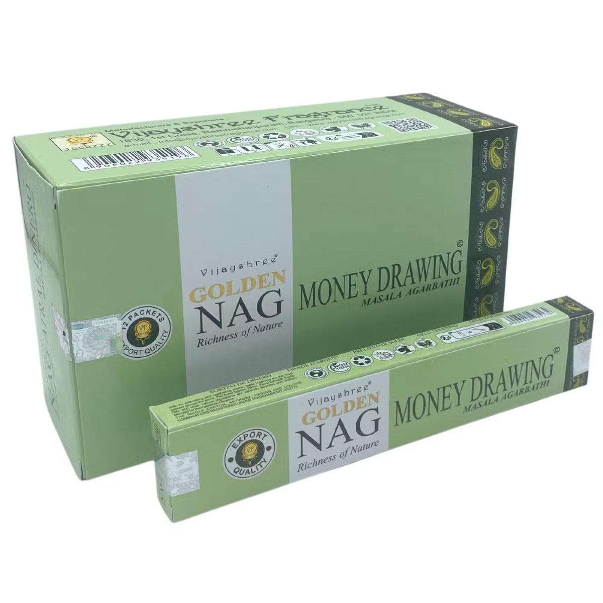 Incenso Golden Nag - Atração de Dinheiro (15g)