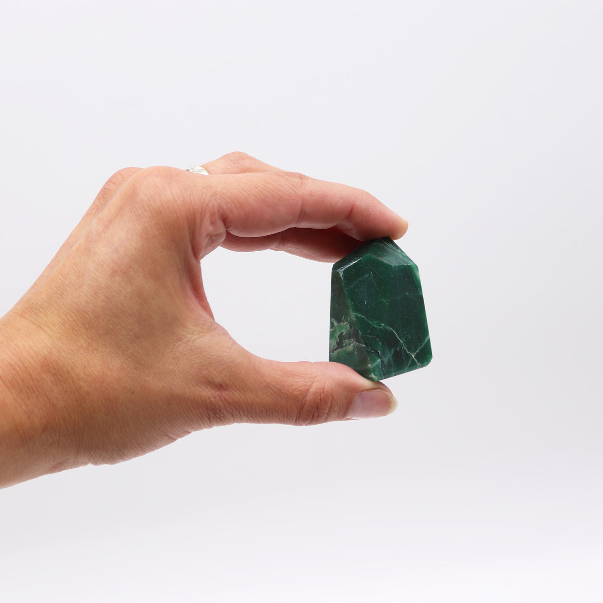 Indian Jade Natural Point - Luck and Prosperity