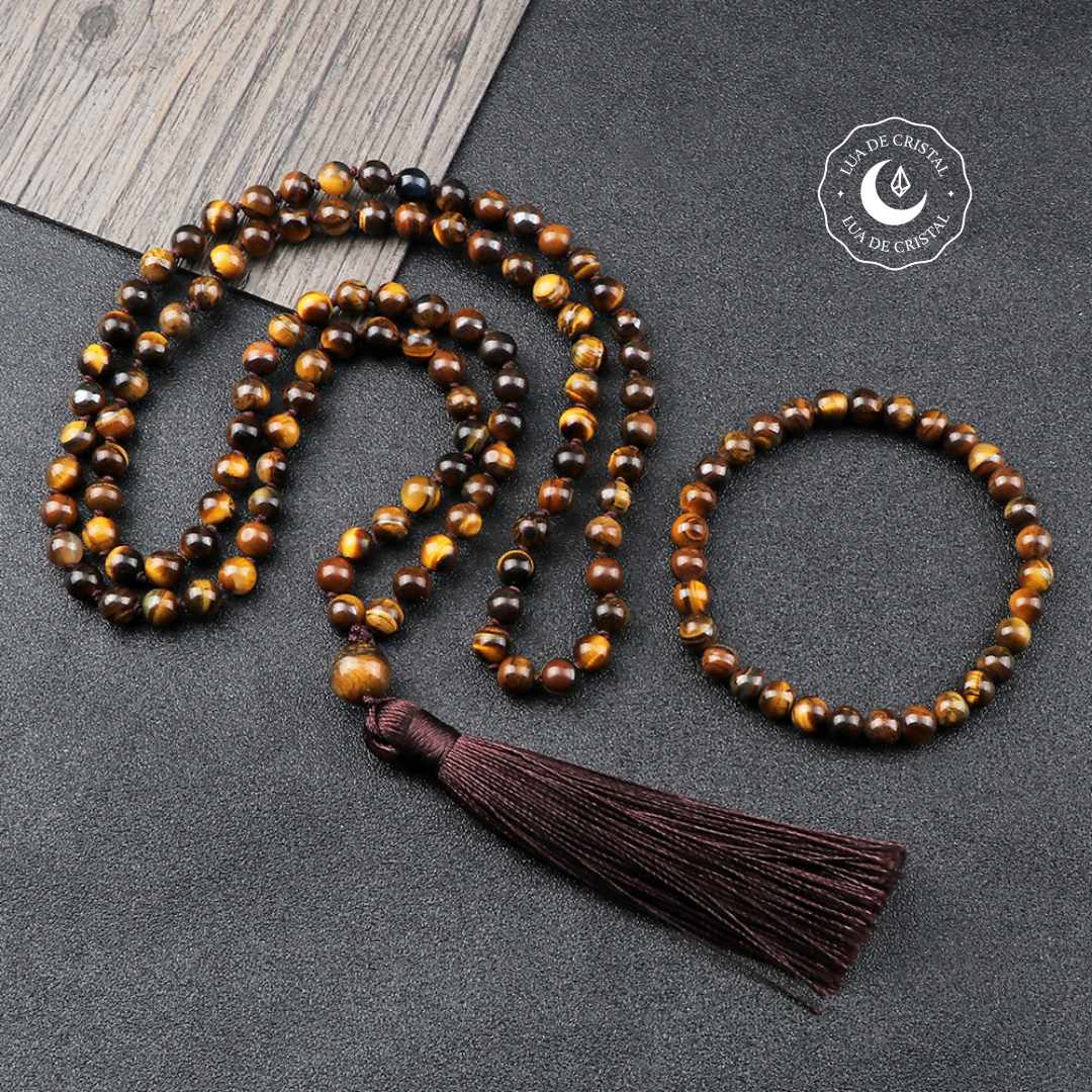 Japamala Dhairya – Enfoque, coraje y determinación (oferta de pulsera)