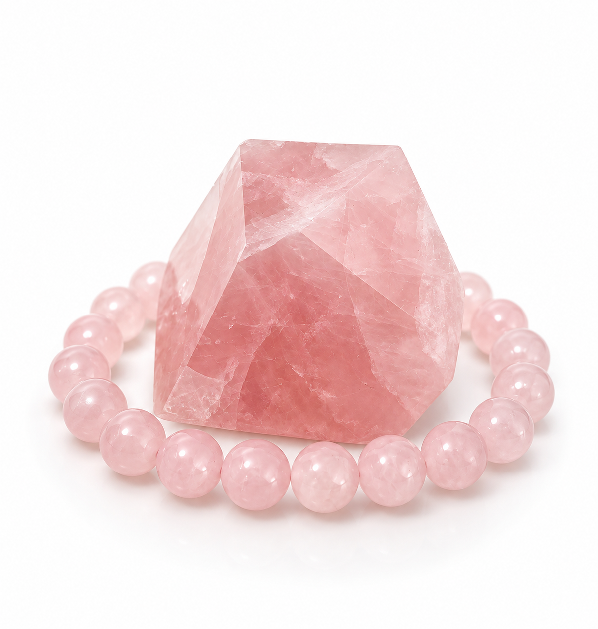Kit Quartzo Rosa · Amor-Próprio & Harmonia · Começa Por Ti