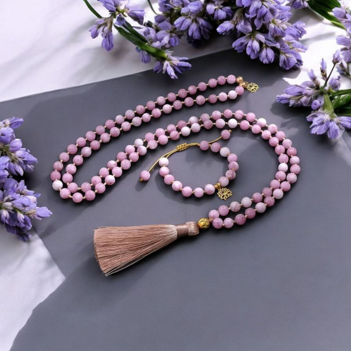 Japamala Freya – Amor, Intuición y Sanación Emocional (Pulsera de Regalo)