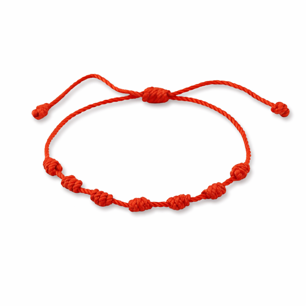 Kabbalah 7-Knot Bracelet - Protection Against Envy and Evil Eye