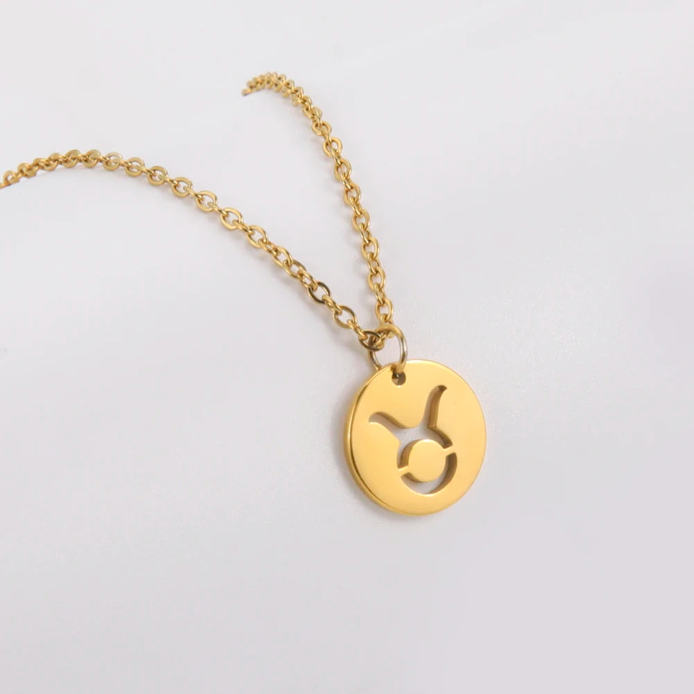 AstroChic Gold Plated Set - Taurus Sign